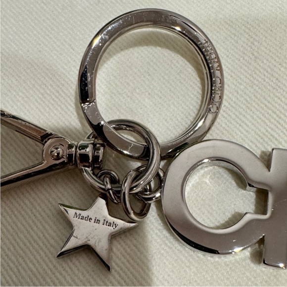 BUNDLE OF 2 - Jimmy Choo Card Holder & Bag Charm Key Chain - Picture 10 of 15